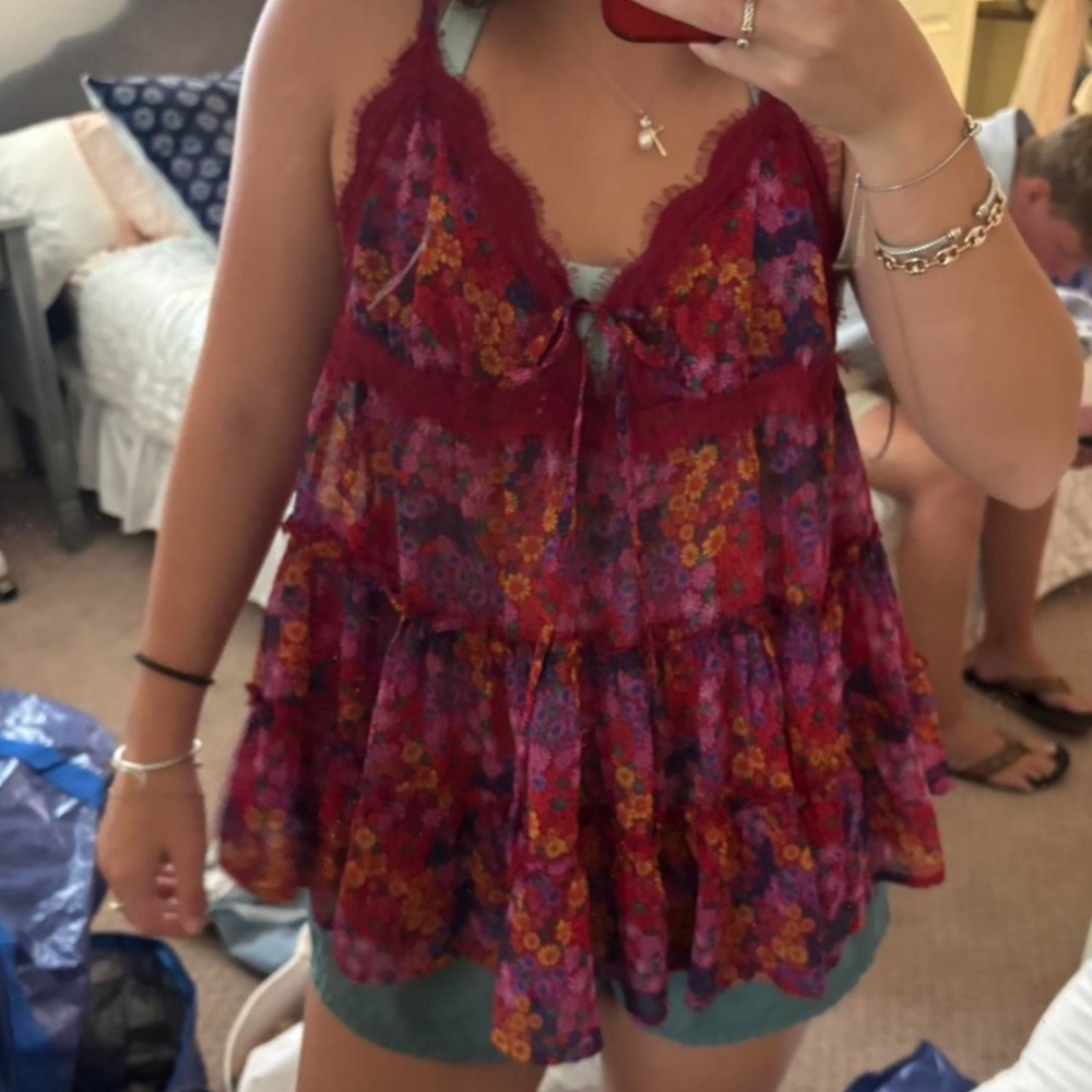 Free people floral top